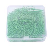 HEEPDD 100 Graffette a Forma di Pesce, Clamp/Holder Segnalibri con Scatola Trasparente, Materiale Decorativo in Ferro Antiscivolo per Ufficio, Scuola, Uso Domestico 100 Graffette a Forma di Pesce,