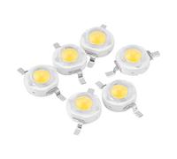 HEEPDD 100 pezzi Chip LED ad Alta Potenza, 1W LED Perline SMD Chip Lampadina Lampadina Chip di Perline Lampada a Diodo a Emissione di Luce Super Luminosa Chip (Bianco caldo 3000K)