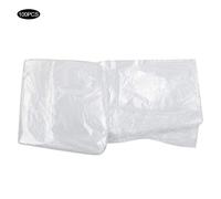 HEEPDD 100 Pezzi Monouso per Grembiule da Salone, Mantella, Avvolge Copertura Impermeabile per Tagliare i Capelli per Barbiere Domestico, con Tamponi per Lavaggio, Mantella per Shampoo, Previene la