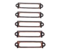 HEEPDD 100 Porta Etichette, Porta Etichette, Telai per Carte con 200 Viti, Struttura in Ferro Antiruggine per Portagioie, Armadietti, Casse di Legno 100, Telai per Cassetti in Ottone Antico