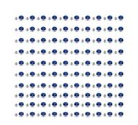 HEEPDD 100 Set Borchie per Rivetti con Strass con Viti in Ferro Rotonde