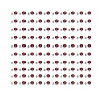 HEEPDD 100 Set Borchie per Rivetti con Strass con Viti in Ferro Rotonde