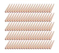 HEEPDD 100 Set di Borchie a Cono con Punte Color Oro Rosa, Rivetti a Vite in Ottone, Punte Metalliche con Retro a Vite, Ferramenta in Ottone con Galvanizzazione, Lucide e Resistenti Allo (2)