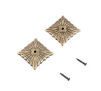 HEEPDD 100pcs Vintage Tappezzeria Unghie, Mobili Nails Pins Assortimento Kit Divano Scarpa Porta Decorativa Stud Antique Tappezzeria Tacks Bronzo Tags Metallo Tacks(21 * 21 Millimetri)