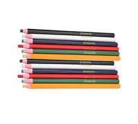 HEEPDD 12 Pezzi Matita per segni di Cucito, Penna cancellabile con Colori Misti in Tessuto Sarto da sarta Craft Marking Accessori da cucireprezzo dei Gioielli dell'Abbigliamento (1,18 x 1,97 Pollici)