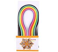 HEEPDD 160 Strisce Quilling Strisce di Carta, 22 Colori Colorati Quilling Striscia di Carta per Bambini educativi Artigianato Giocattolo Fai da Te Arte Artigianato Set di Strumenti (3 x 39 cm)