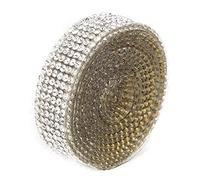 HEEPDD 1M Nastro di di Diamanti, Artificiale Banding a Maglia Cristallo Nastri di per Torte Nuziali per Decorazioni di Compleanno, Decorazione Fai da Te Arte e Artigianato progetti