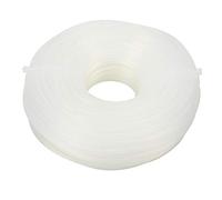 HEEPDD 2,65 Mm X 70 M di Trimmer in Nylon Bianco, Fune di Falciatura Regolabile Migliora l'efficienza Pratico Accessorio per Falciatrice Prato per Orticoltura da Giardino NAN