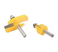 HEEPDD 2 Pezzi 8 Mm Bit Router Stinco Impostato con Taglio per un Posizionamento Accurato, per la Macchina per L'incisione, per i Progetti di Carpenteria