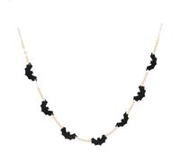 HEEPDD 2 Pezzi Decorazioni di Ghirlanda di Halloween, Banner di Pipistrelli in Perline in Legno, Pipistrelli Unici in Feltro per Arredamento per la Casa Infestato da Interno e Ambiente Festivo per