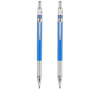 2 Pz Matita Meccanica, Metallo Meccanico Click Matita 2.0MM Supporto di Piombo per Disegno Disegno Proof Scrittura