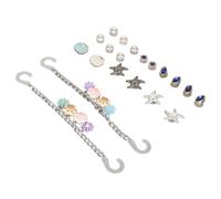 HEEPDD 20 pezzi elegante clip per scarpe rimovibile scarpe fai da te accessorio decorazione scarpe per bracciali e abbigliamento