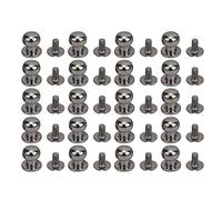 HEEPDD 20 Pezzi Rivetti Rotondi, 9 x 8 mm Rivetto per Viti in Metallo bullone di Montaggio del chiodo per Decorazione Cassa Telefono