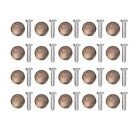 HEEPDD 20 Set di Mini Moschettoni per Funghi, Stile retrò, Squisito Artigianato, Scatole di Texture Liscia, Manopole Adatte per Piccole Scatole di Gioielli, Cassetti e Decorazioni per