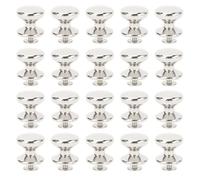 HEEPDD 20 Set Viti per Rivetti, Rivetti a Bottone a Testa Rotonda Robusti in Lega di Zinco per Progetti di Artigianato e Pelle, 15 Mm Facili da Installare (#2)