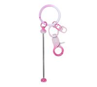 HEEPDD 24 Pezzi di Portachiavi in pernabile in Massa, in Metallo Elegante Elegante Elegante da Assemblare Kit per la Creazione di Portachiavi per Arredamento per lo Zaino per Ardi (Tipo 5 rosa)
