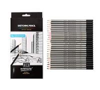 24 Pezzi Matita da Disegno Set, Disegno a Matita Grafite Matite Schizzo Grafite 9H 8H 7H 6H 5H 4H 3H 2H H FB 2B 3B 4B 5B 6B 7B 8B 9B 10B 11B 12B 14B
