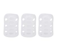 HEEPDD 3 Pezzi Copri Biberon per Bambini, Bottiglie Goccia Custodia Protettiva in Silicone per Biberon per Viaggi a Casa 3 Pezzi Copri per Bambini, Morbidi Anti Neonato (WHITE)