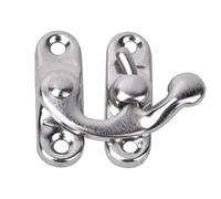 HEEPDD 30 Pezzi Gancio HASP con Chiusura di Ferro in Stile Vintage, 3,2 X 2,8 Cm/1.26 X 1.1in Hardware di Ottone Antico per Scatole di Gioielli Casse e Progetti Artigianali (gancio sinistro d'argento)