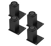 HEEPDD 4 Pezzi Set Gamba di Mobili, Supporto Ad Altezza Regolabile Divano Gambe di Sostituzione in Lega di Alluminio per Sedie di Mobili Divano NAN (#2)