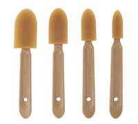 HEEPDD 4 Pezzi Strumento per Calafataggio in Silicone, Set di Spatole di Finitura per Malta Siliconica Elastica Flessibile Resistente Ai Graffi per Sigillatura di Stuccature