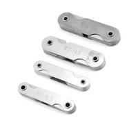 HEEPDD 4pcs Set di Strumenti di Misurazione del Raggio in Acciaio Inossidabile per Macchinisti, Durevole R0.3-1.5/ R1-6.5/ R7-14./ R15-25, Ideale per Strumenti e Produttori