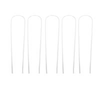 HEEPDD 5 Pezzi di Supporto per Piante a Forma U, Supporto Acrilico Trasparente con 50 Cinghie di Legame per Piccole Piante in Vaso Interno Ed Esterna