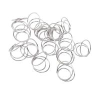 HEEPDD 50 Mini Segnaposto, Segnaposto da Tavolo, Numero, Porta Foto, Supporto, Nome in Ferro, Display per Matrimonio, Baby Shower, Anniversario 50 Mini, Rotondo (SILVER)