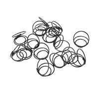 HEEPDD 50 Mini Segnaposto, Segnaposto da Tavolo, Numero, Porta Foto, Supporto, Nome in Ferro, Display per Matrimonio, Baby Shower, Anniversario 50 Mini, Rotondo (BLACK)