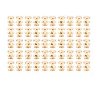 HEEPDD 50 Set da 10 Mm a Vite Back Rivet, in Lega in Lega di Zinco Inti Decorativo Set di Prigionieri in Metallo in Metallo per Borse Giacche di Cinture di Scarpe Nan (#1)
