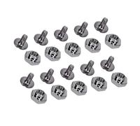 HEEPDD 50 Set Rivetti da 8 Mm, Rivetti in Lega di Zinco per Artigianato in Pelle, Adatti per Abbigliamento e Borse (#3)