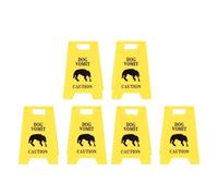 HEEPDD 6 Pezzi di Vomito Pet Vomito Segno di Promemoria, Segni Decorativi e Targhe Progetta un'identificazione Chiara per Cuciture per Cani in Plastica Decorazione di Avvertimento per il Cantiere