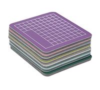 HEEPDD 7 Pezzi Mini Tampone di Taglio, Tappetino da Taglio Auto -guarigione Colorato 6x6 Cm Piccolo Tappetino da Cucitura Piccolo per Scrapbooking Trapunte Accessori da Cucito Nan
