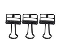 HEEPDD 80pcs Clamp/Holder Vuote, Morsetti di Carta in Metallo Solido per L'home Office, Forti Clamp/Holder di Serraggio per File e Documenti (BLACK)