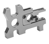 HEEPDD Accessori per Modellini di Auto, Base di Montaggio Motore RC in Lega di Alluminio per Modello di Veicolo RC Hobao ST PRO in Scala 1/8