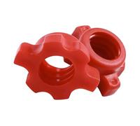 HEEPDD Accessorio per Vite per Bilanciere in Plastica Dadi per Asta per Manubri, Plastica PVC, Design Antiscivolo per Connessioni Sicure Durante Gli Allenamenti di Sollevamento Pesi NAN