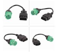 HEEPDD Adattatore Cavo per Scanner Diagnostico per Camion per Motore, Interfaccia Rotonda OBD2 con qualità Premium