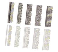 HEEPDD Adesivi per Fogli di Pizzo, Adesivo Decorativo Estetico Vintage Set per il Diario del Diario di Scrapbook Notebook, Ideale Nan (#3)