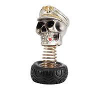 HEEPDD Adorabile Swing Ondeggiando L'arredamento per Auto del Cranio Umano Ecofrondale Durevole per gli Appassionati di Auto Resina + Metallo 8 * 4 Cm per Decorazione D'interni