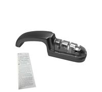 HEEPDD Affilacoltelli da, Design 3 in 1 con Base Antiscivolo per Riparare e Lucidare Coltelli e Forbici da Chef da