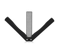 HEEPDD Affittanti a Coltello in Pietra Ad Affitto a Doppia Faccia, Strumento di Campeggio Esterno Portatile per Forbici da Vernice per Taglieri, Rivestimento e Trattamento delle Pareti (BLACK)