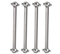 HEEPDD Albero di Trasmissione per Ossa di Cane 4 Pezzi, Parti di Alta Precisione, per Auto RC 1:18 Albero di Trasmissione per Ossa di Cane 4 Pezzi, Costruzione in Metallo, Giocattolo Modello Nan