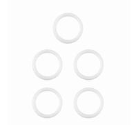 HEEPDD Anelli del Ciuccio da 20 Pezzi, Materiale in Silicone, Adattatore di Clamp/Holder per Neonati Morbidi, Diametro di 2,5 Cm, Ideale per lo Spettacolo per Bambini o di Compleanno (WHITE)