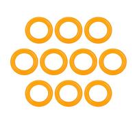 HEEPDD Anello in Gomma per Avvolgitore della Bobina da 10 Pezzi, Accessori di Ricambio per Macchine da Cucire Vintage, Diametro Esterno 3,7 Cm, Perfetto per Sarte e Amanti dell'artigianato (Gomma 2)