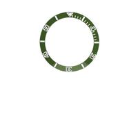 HEEPDD Anello Orologio Anello Anti-scratch Materiale in Alluminio Antice di Sostituzione della Cornice Parte Squisita Ricerca per gli Appassionati di Orologi (GREEN)