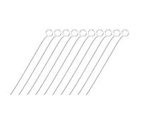 HEEPDD Ansa per Inoculazione in Acciaio Inossidabile, Strumento da Laboratorio per Microbiologia da 4 Mm con Design Riutilizzabile, per L'uso in Aula di Laboratorio di Coltura con