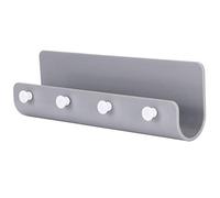 HEEPDD Appendichiavi a Parete, Materiale ABS, Ganci per Chiavi e Cappelli, Ideale per Riporre Oggetti in Casa, Camera da Letto, Ufficio