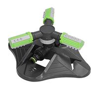 HEEPDD Articoli da Giardinaggio Irrigatore Automatico da Giardino a 3 Poli con Ugelli Regolabili e Base Stabile in ABS per Irrigazione di Fiori e Verdure Irrigatore d'acqua Rotante Nan (GREEN)