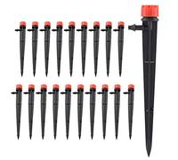 HEEPDD Attrezzatura per Irrigazione per Prato Automatico Accessori Regolabili Gocciolamento Irrigazione da 20 Pezzi da Giardino Sprinkler Dripper Withing With Water Outlet per Prato, Piante,