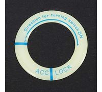 HEEPDD Avviatore di Accensione Adatto per Auto Moto con Nastro Autoadesivo Installazione Semplice Migliora la visibilità Notturna Anello di Copertura dell'interruttore di Accensione Luminoso